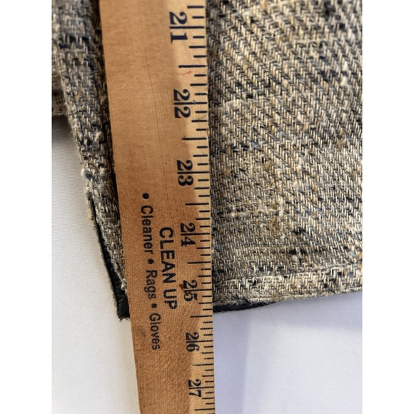Akris Blazer Fitted Hemp Silk Wool Blend Tweed Blazer Oatmeal M/L Workwear - Picture 11 of 13